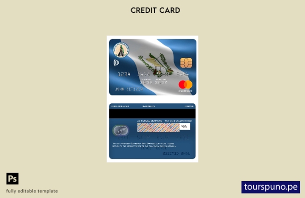 lista para imprimir plantilla de mastercard del banco de guatemala guatemala